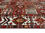 Fine VTG Juandieg Red/Ivory Rug, 6'11" x 9'6"