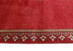 Fine VTG Kara Red/Lt. Blue Rug, 6'10" x 9'11"