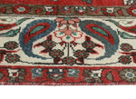 Vintage Wahida Red/Ivory Rug, 6'8" x 9'9"