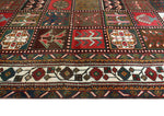 Fine VTG Waziri Red/Ivory Rug, 6'6" x 9'10"