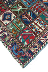 Fine VTG Mouad Blue/Red Rug, 7'0" x 9'10"