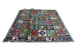 Fine VTG Mouad Blue/Red Rug, 7'0" x 9'10"