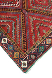 Fine VTG Kashan Red/Navy Rug, 6'11" x 10'0"