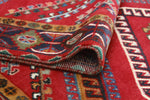 Fine VTG Kashan Red/Navy Rug, 6'11" x 10'0"