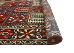 Fine VTG Rehan Red/Navy Runner, 4'11" x 10'4"