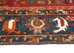 Fine VTG Aethelma Red/Blue Rug, 6'11" x 9'8"