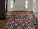 Fine VTG Darab Blue/Ivory Rug, 5'1" x 9'6"