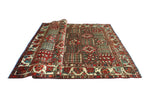 Fine VTG Nagia Red/Beige Rug, 6'9" x 9'6"