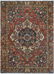 Vintage Masha Red/Brown Rug, 7'8" x 10'8"