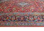 Vintage Nourbese Red/Navy Rug, 6'10" x 10'2"