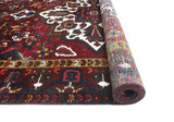 Vintage Maeve Red/Navy Rug, 6'8" x 10'0"