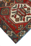 Vintage Princeto Red/Green Rug, 3'11" x 6'1"