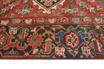 Fine VTG Suhail Red/Charcoal Rug, 6'6" x 8'8"