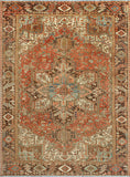 Fine VTG Yousaf Rust/Brown Rug, 8'3" x 11'4"