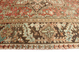 Fine VTG Yousaf Rust/Brown Rug, 8'3" x 11'4"