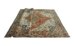 Fine VTG Yedda Rust/Brown Rug, 7'10" x 10'6"