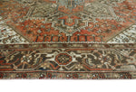 Fine VTG Yedda Rust/Brown Rug, 7'10" x 10'6"