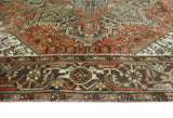 Fine VTG Yedda Rust/Brown Rug, 7'10" x 10'6"