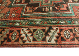 Fine VTG Sallsbur Rust/Brown Rug, 4'2" x 7'5"