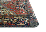 Fine VTG Nahid Red/Navy Rug, 7'8" x 10'6"