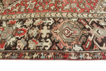 Fine VTG Yazid Red/Charcoal Rug, 9'11" x 13'3"