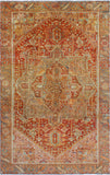 Fine VTG Youness Rust/Beige Rug, 7'5" x 11'6"