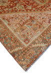 Fine VTG Youness Rust/Beige Rug, 7'5" x 11'6"