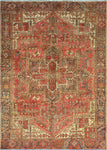 Fine VTG Kennedi Red/Grey Rug, 7'11" x 11'0"