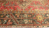 Fine VTG Kennedi Red/Grey Rug, 7'11" x 11'0"