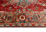 Fine VTG Wadood Red/Ivory Rug, 7'9" x 11'3"