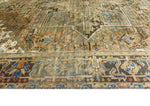 Fine VTG Leia Orange/Brown Rug, 8'4" x 10'11"