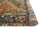 Fine VTG Levent Rust/Charcoal Rug, 9'3" x 12'7"