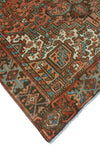 Fine VTG von Rust/Brown Rug, 7'2" x 11'5"