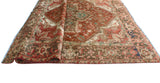 Fine VTG Raafi Red/Brown Rug, 9'8" x 12'6"