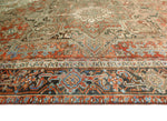 Fine VTG Vinn Rust/Brown Rug, 8'11" x 12'2"