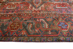 Fine VTG Mandana Rust/Charcoal Rug, 8'0" x 11'1"