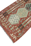 Sangat Rahi Red/Ivory Runner, 2'8" x 9'9"