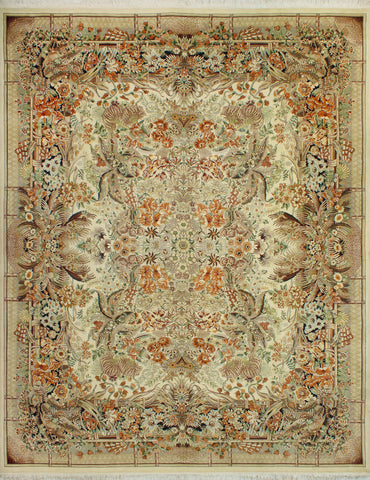 Wali Ela Lt. Gold/Beige Rug, 9'2" x 12'2"