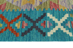 Sangat Melisa Red/Blue Runner, 2'9" x 6'6"