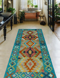 Sangat Melisa Red/Blue Runner, 2'9" x 6'6"