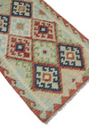 Sangat Wajahat Red/Ivory Runner, 2'7" x 6'4"