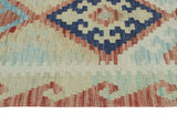 Sangat Wajahat Red/Ivory Runner, 2'7" x 6'4"