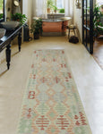 Sangat Rosetta Rust/Beige Runner, 2'8" x 9'7"