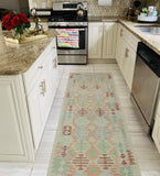 Sangat Rosetta Rust/Beige Runner, 2'8" x 9'7"