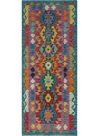 Sangat Sher Red/Purple Runner, 2'7" x 6'6"