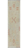 Sangat Meltem Rust/Ivory Runner, 2'7" x 9'11"