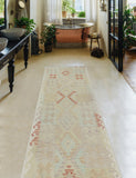 Sangat Meltem Rust/Ivory Runner, 2'7" x 9'11"