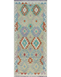 Sangat Samila Lt. Green/Rust Runner, 2'8" x 6'7"