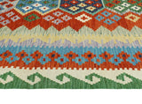 Sangat Rylee Red/Blue Rug, 6'10" x 9'10"