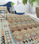 Sangat Meruert Rust/Ivory Rug, 6'6" x 9'8"